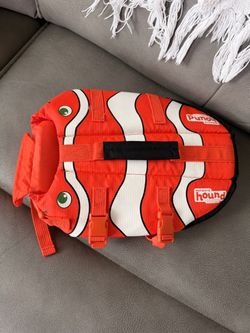 Outward Hound PupSaver Fun Fish Ripstop Dog Life Jacket, -Small, Orange