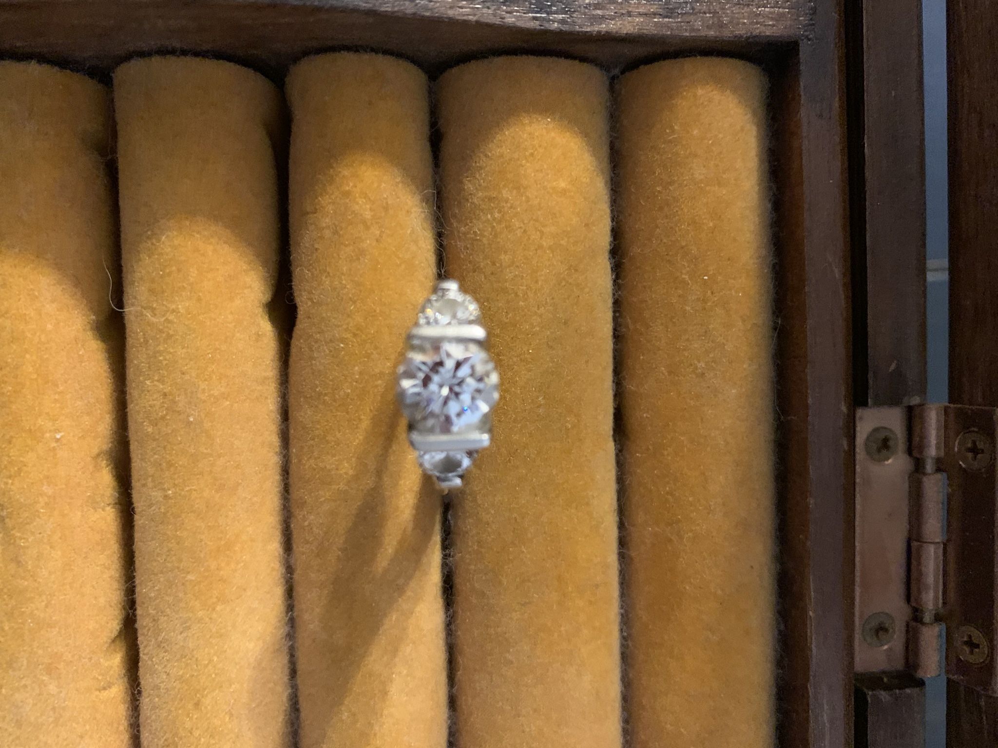 Claude Thibodeaux 5 Stone Diamond Ring From His Trinity Collection 