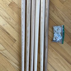 Wooden Table Legs w Brackets