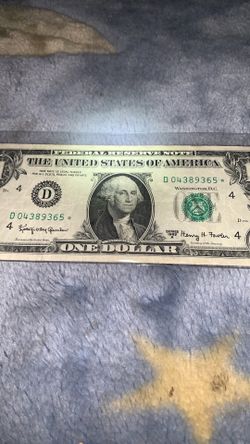 1 Dollar Bill 💵