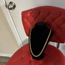 Gold Necklace Rope Chain  20”