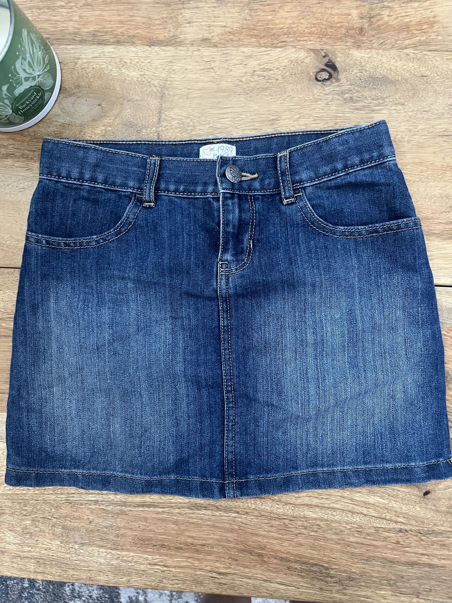 Girls’ Size 10 Jean Mini Skirt