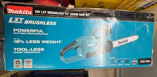 🔥🚨Makita XCU11SM1  14” Chainsaw Kit  with (1) 5.0 Battery and Charger.  