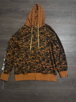 Mcm x bape hoodie