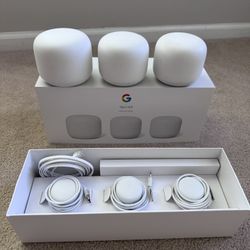 Google Nest Wifi Router H2D H2E Point 3 Pack