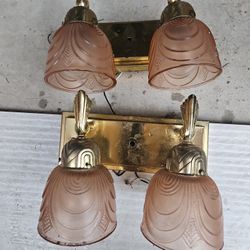Two Very Cool Antique Sconces