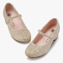 MIXIN Girls Mary Jane Dress Shoes