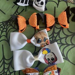Halloween Hair Bows
