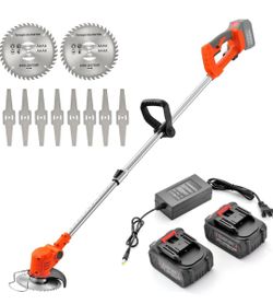 Maxlander Cordless Lawn Edger 3-in-1 electric Rechargeable wacker NEW