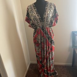 Beautiful Print Maxi Dress