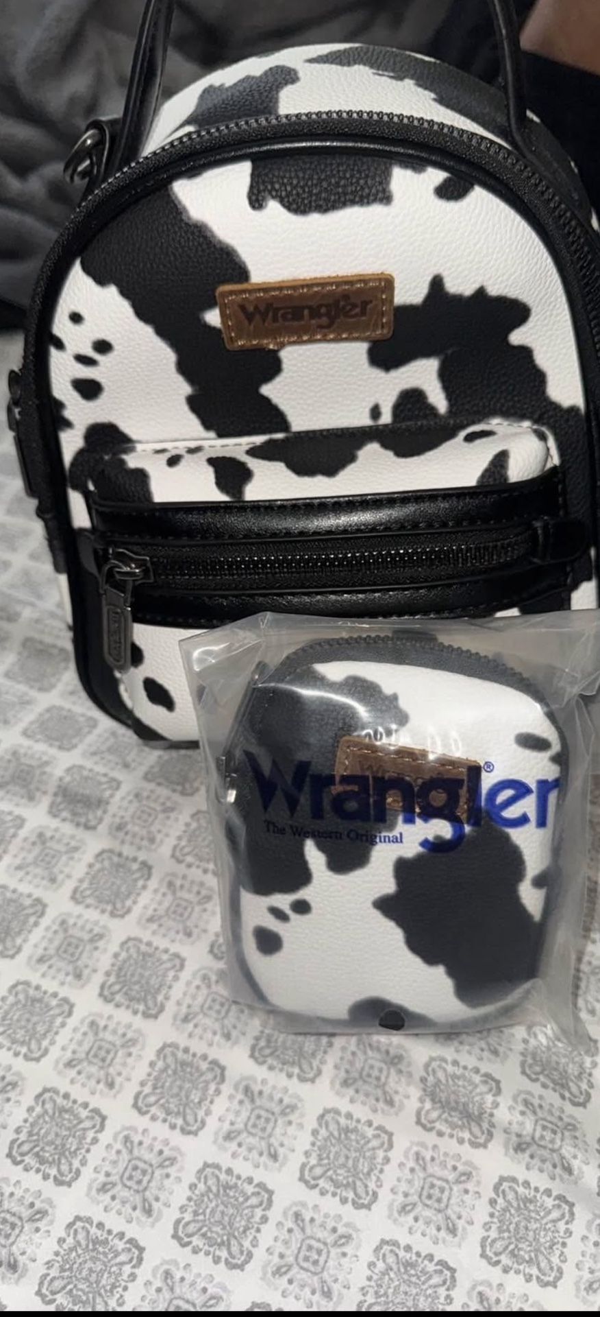 Wrangler mini backpack & wallet