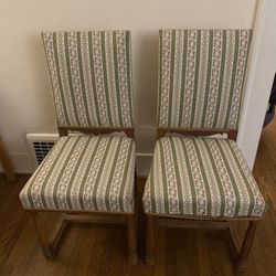 Oak Vintage Chairs 