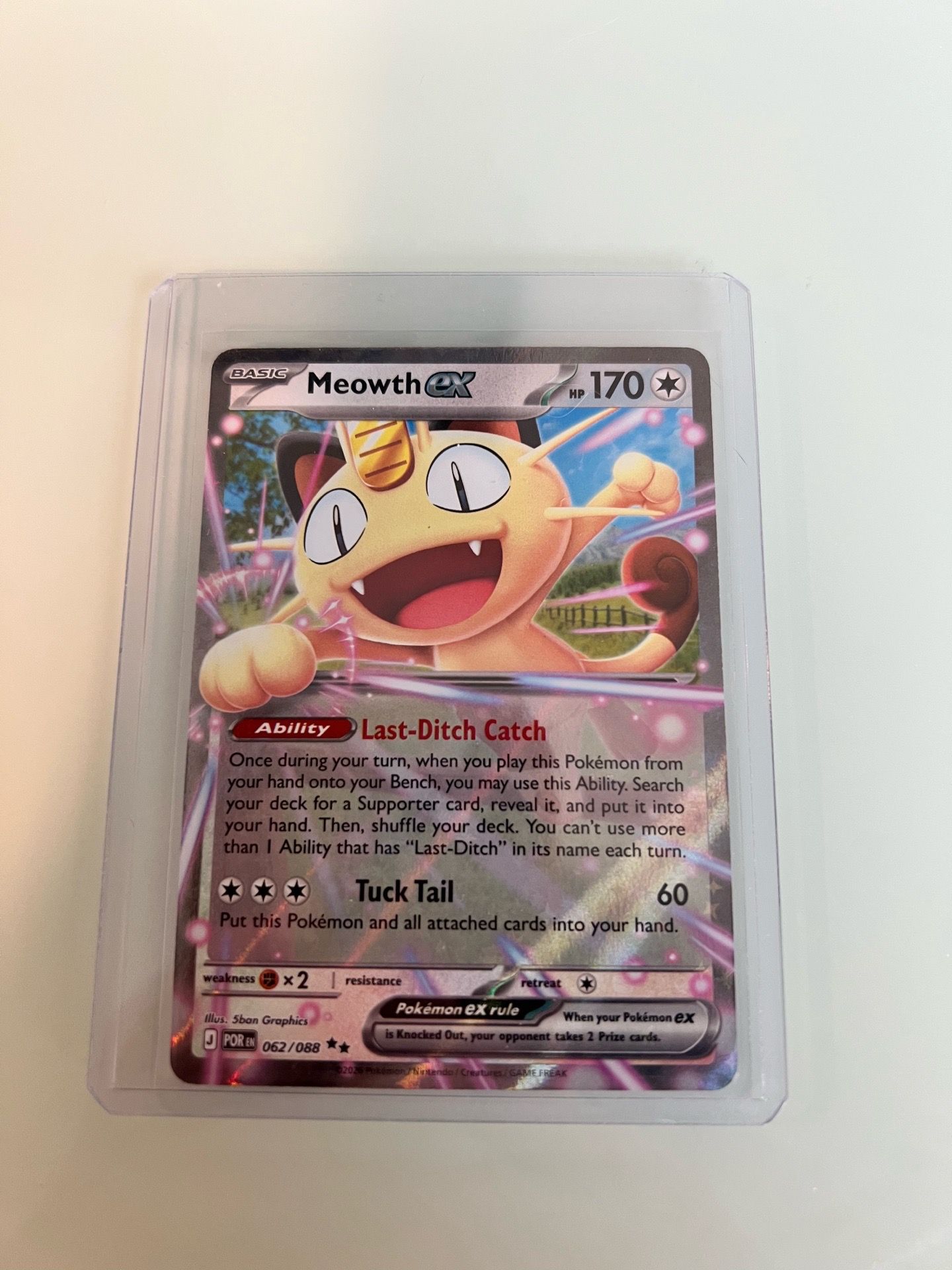 Meowth Ex 062/088