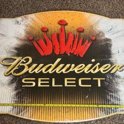 Large Budweiser Sign