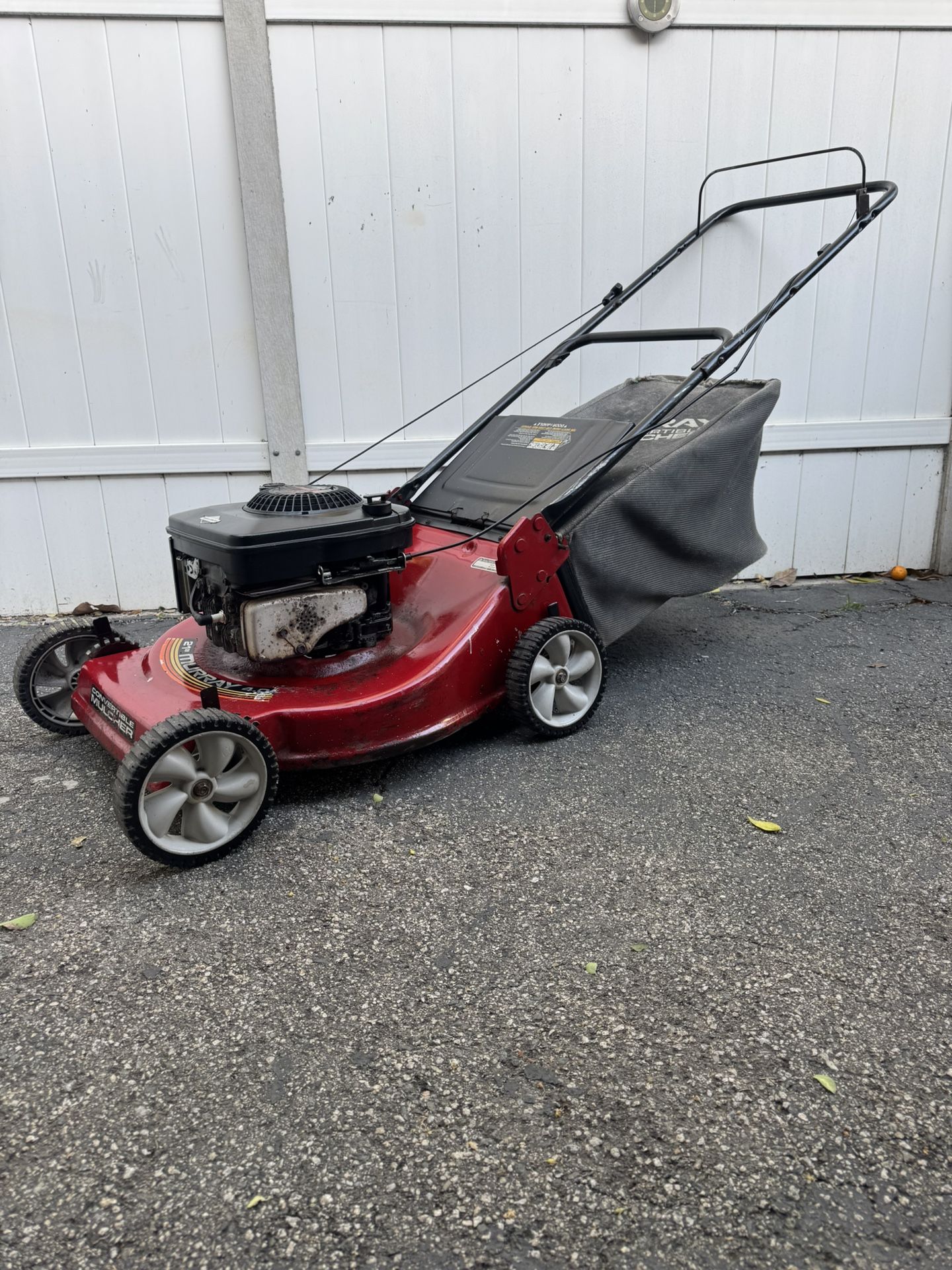 Lawn Mower (Just Serviced) Starts At First Pull