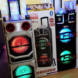 Bocina Recargable Con Bluetooth Y Radio