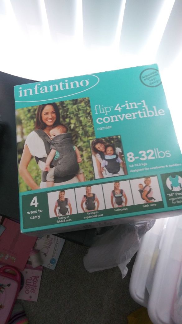 Infantino baby carrier never used