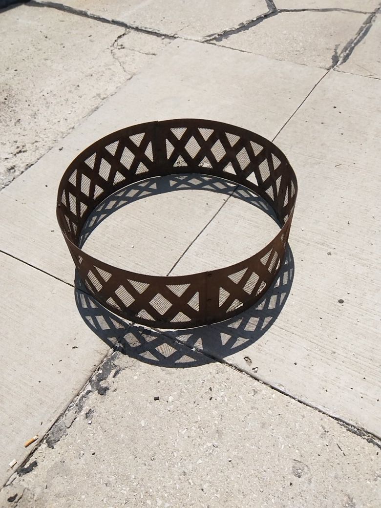 36" steel fire pit ring