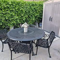 Cast Iron Patio Set/Outdoor Furniture/outdoor Dining Set/Cash Only