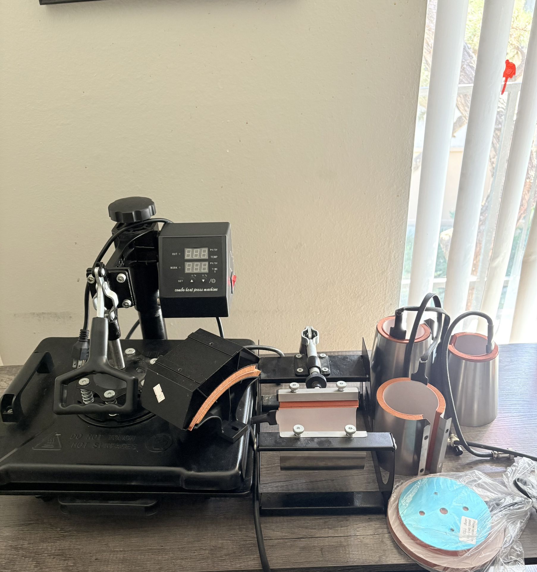 Multi Use iron press shirts ,plates ,hats, and cups / Tumblers