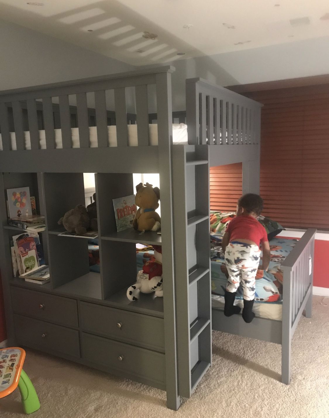 Potty barn Full Loft Bed With Dresser And Desk