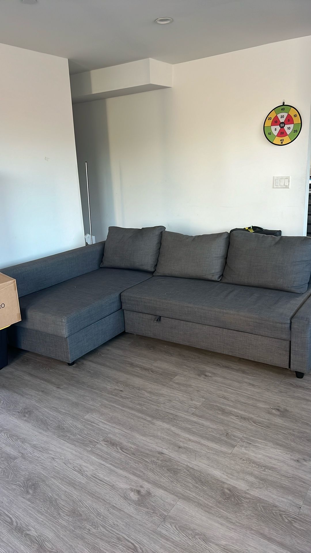 Grey couch! IKEA Friheten Sleeper couch