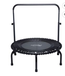 JumpSport 350 PRO 39-Inch Adults Fitness Trampoline & Handle Bar Accessory
