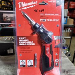 Milwaukee
M12 12-Volt Lithium-Ion Cordless Soldering Iron (Tool-Only)
