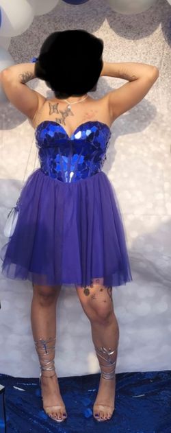 Blue Dress200 Purple White Dress 150 Prom Dresses