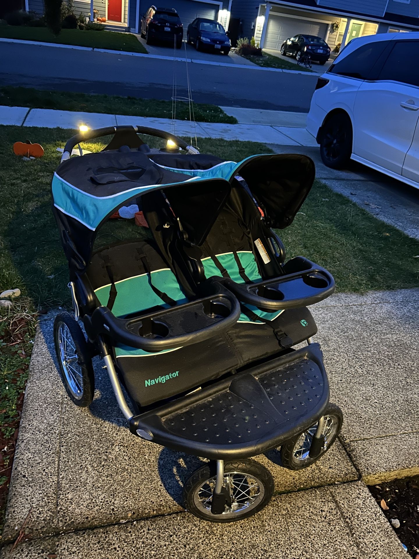 Baby Trend Double Jogger Stroller.