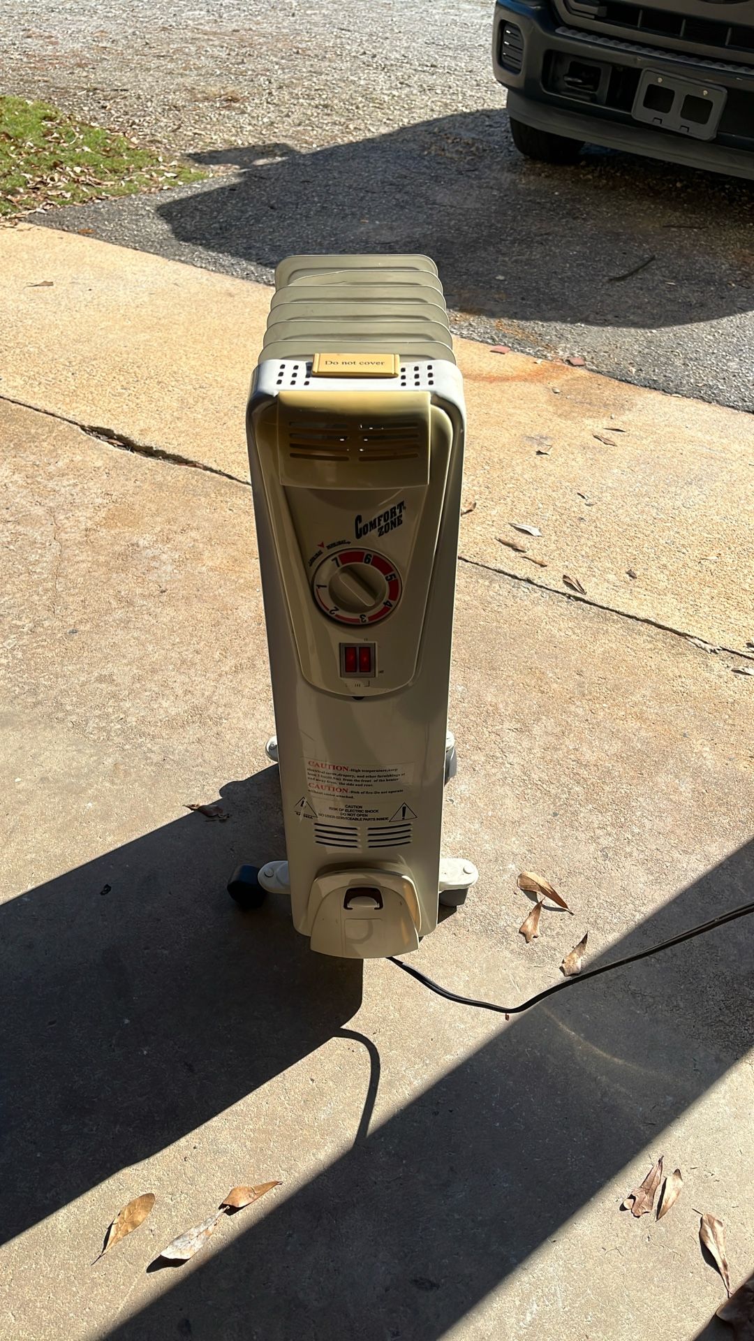 Comfort Zone Electric Heater