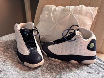 Jordan 13 retro obsidian powder blue white 8m