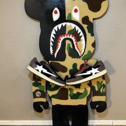 BAPE Indigo Studios LA V1 Mocha  Shoes &  Wall Art 