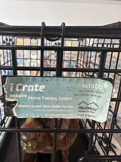 18inch collapsible double door crate for small pets! FUNDRAISER*** All proceeds from the sale will go towards supporting the rescues at Atlanta Humane