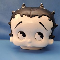 Vintage Betty Boop 12 Ceramic Cookie Jar Lid Head Only by Benjamin Medwin 1995