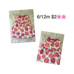Dress Great Condition For Girls Size 6/12m 🌸🌸🌸aa Firm Price