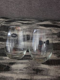 His/Hers Wine Glasses