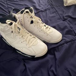Air Jordan 6 White Navy