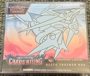 Pokémon TCG Chaos Rising Elite Trainer Box & Singles