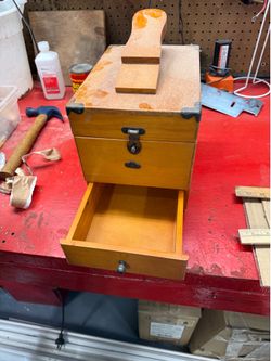 Shoe box solid wood