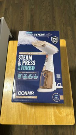 Conair steam and press with turbo