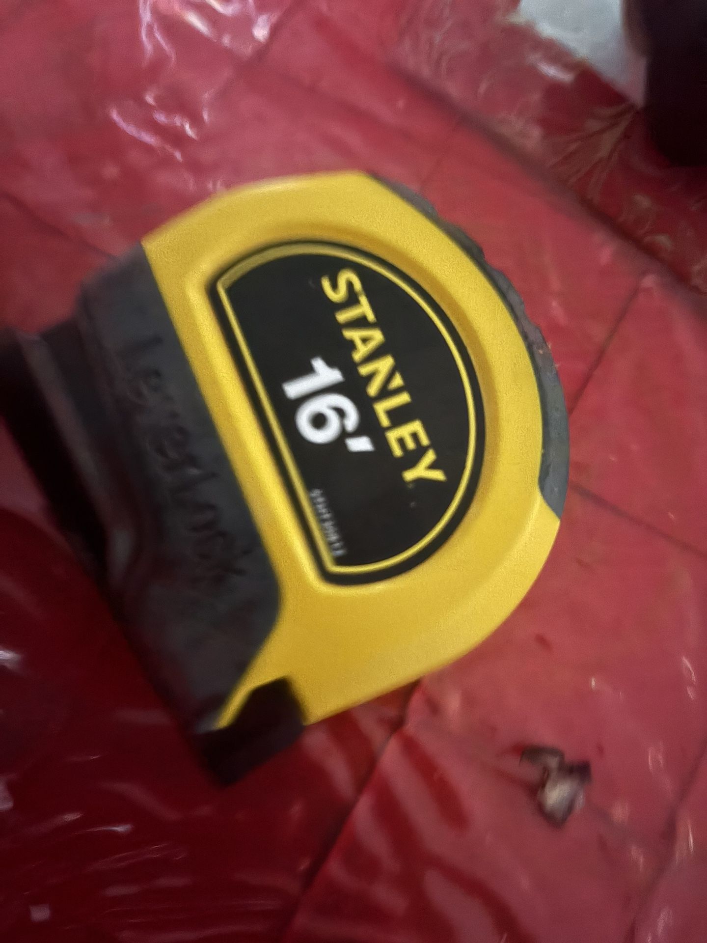 STANLEY Tape Measure: Inch, Nonmagnetic Single Hook Tip, Plastic