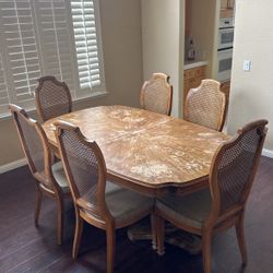 Dining Table Plus 6 Chairs