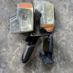 Ford F150 2007-2014 Headlights And Mirrors 
