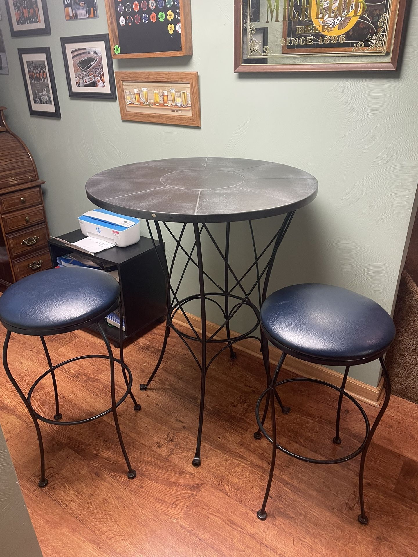 Pub Table And 2 Stools