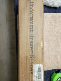 Undermount drawer slides new 18in