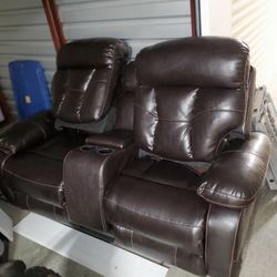 Brown Leather Recliner For Sale