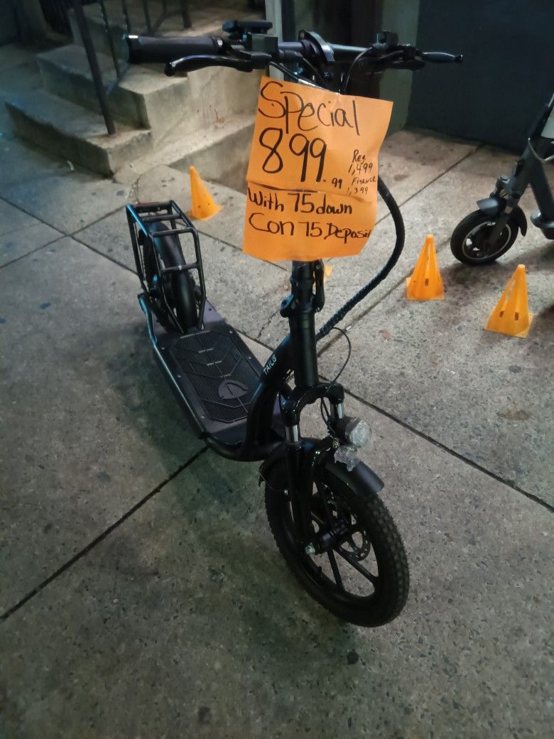 Electric Stand Scooter Color Black Beautiful