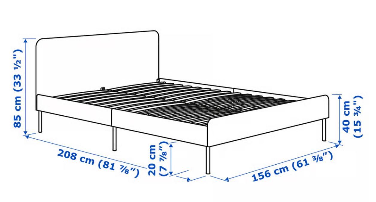 IKEA Upholstered Bed Frame