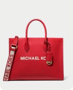 Red Large Michael Kors Hand Bag